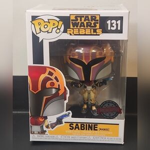 Funko Pop Sabine Wren (Masked) #131 Special Edition Star Wars Rebels